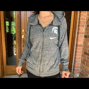 Michigan State Nike Zip Up